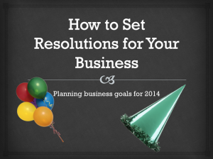 Cydcor New Years Business Goals
