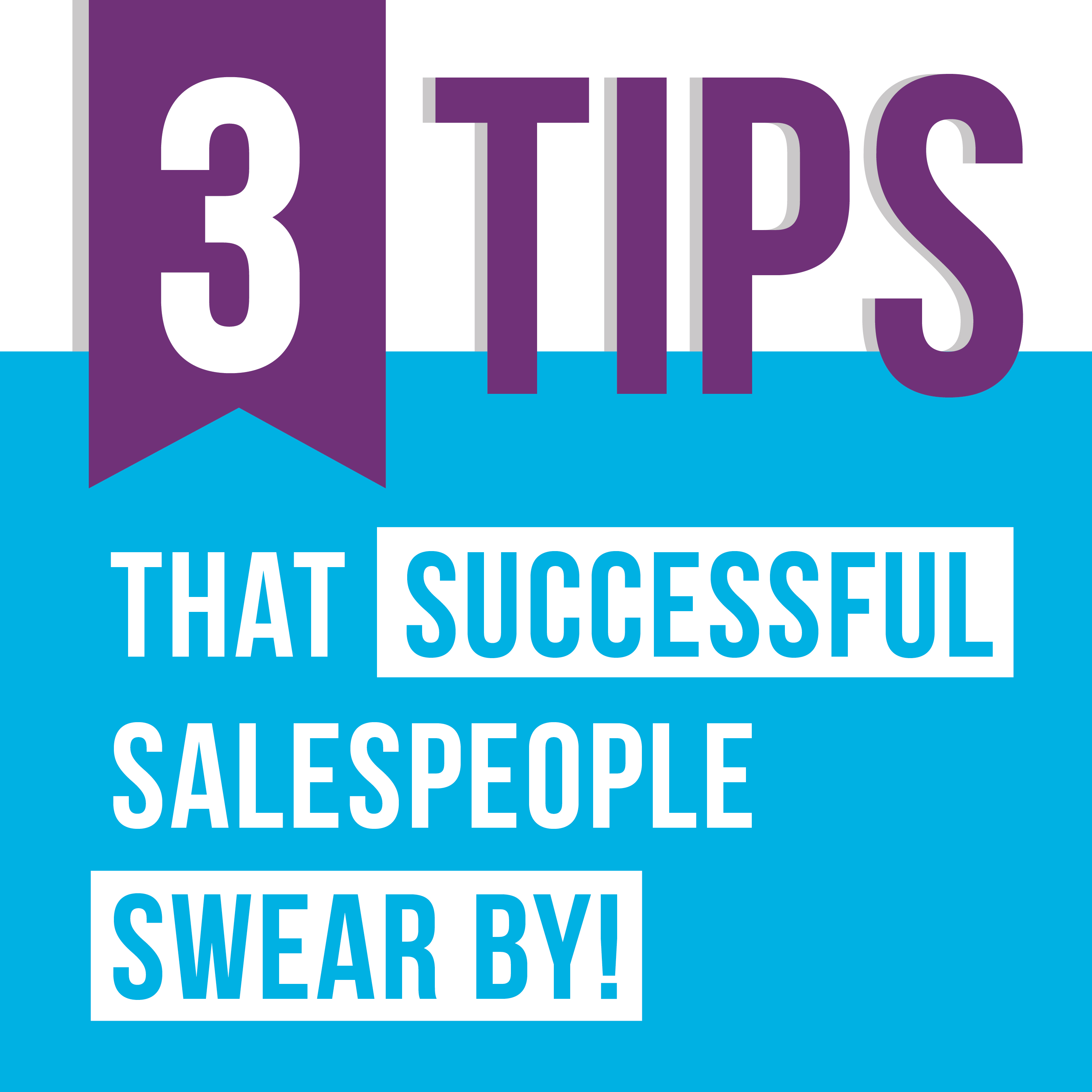 Text Three Tips That Successful Sales People Swear By