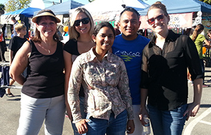 Group of Cydcor team members at a service event