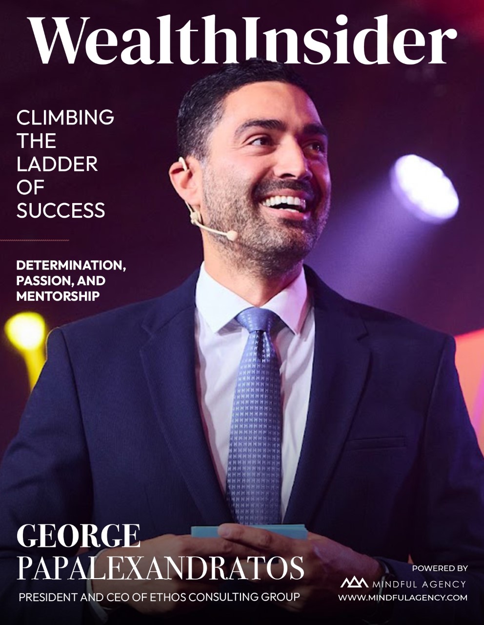 George Papalexandratos on cover of Wealth Insider