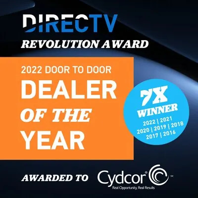 Cydcor Earns Prestigious DirecTV Dealer of the Year Revolution Award for the 7th Consecutive Year