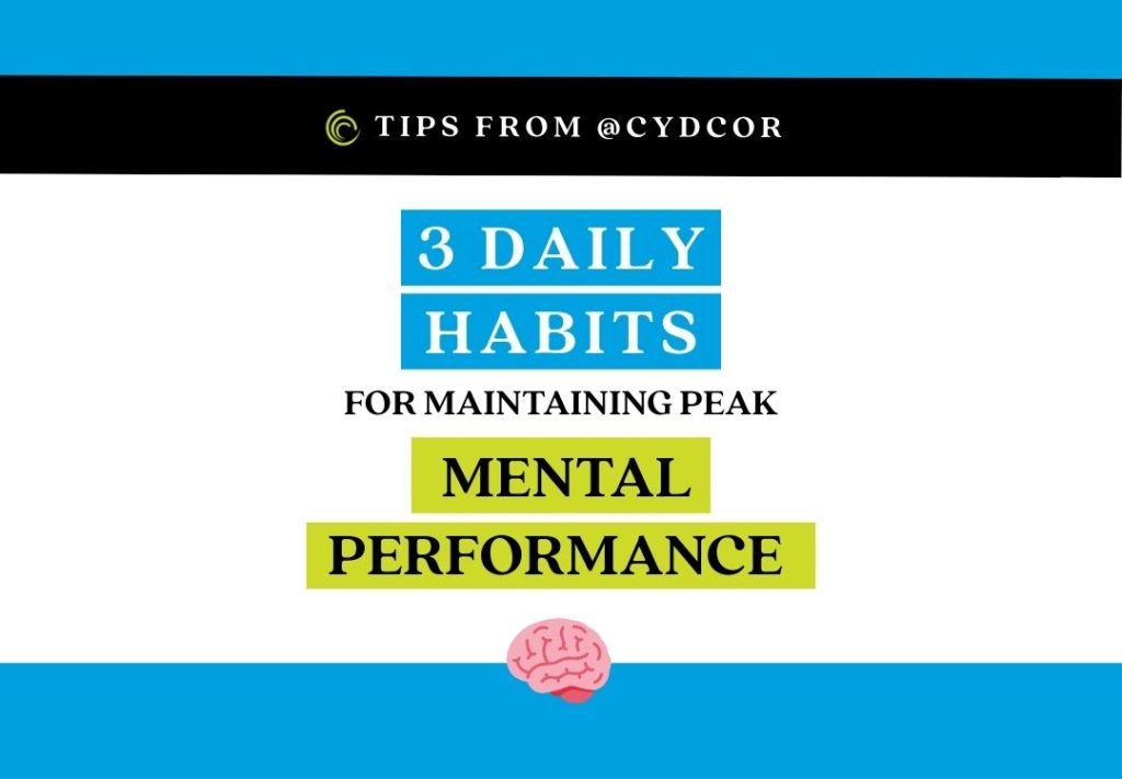 3 Habits for Mental Edge